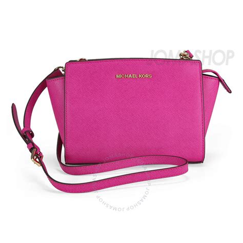 michael kors selma fuschia medium|Michael Kors selma medium price.